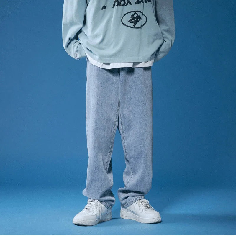 Men's Baggy Jeans Streetwear Denim Pants