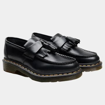 Tassel leather loafers for men