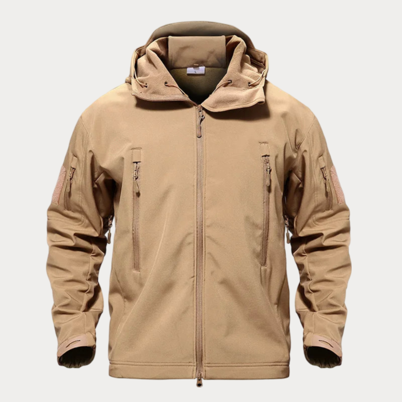 Stylish softshell windbreaker jacket for men