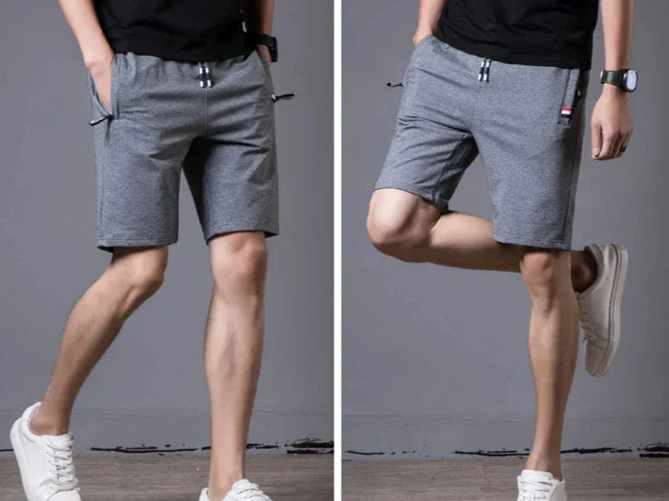 Athletic waistband shorts for men