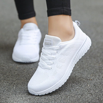 Amelia Orthopedic Walking Sneakers | Lace-Up Ankle-Length Sneakers