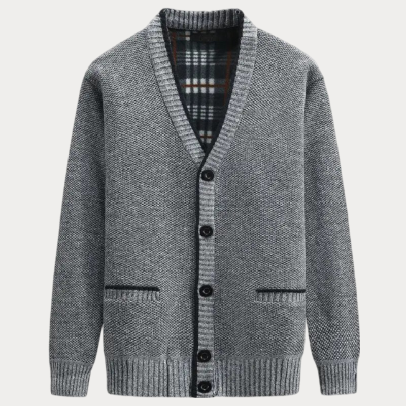 Classic cozy cardigan for men