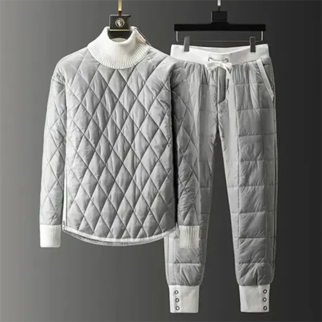 Men's Quilted Athleisure Set | Lightweight, Breathable, All-Season Comfort