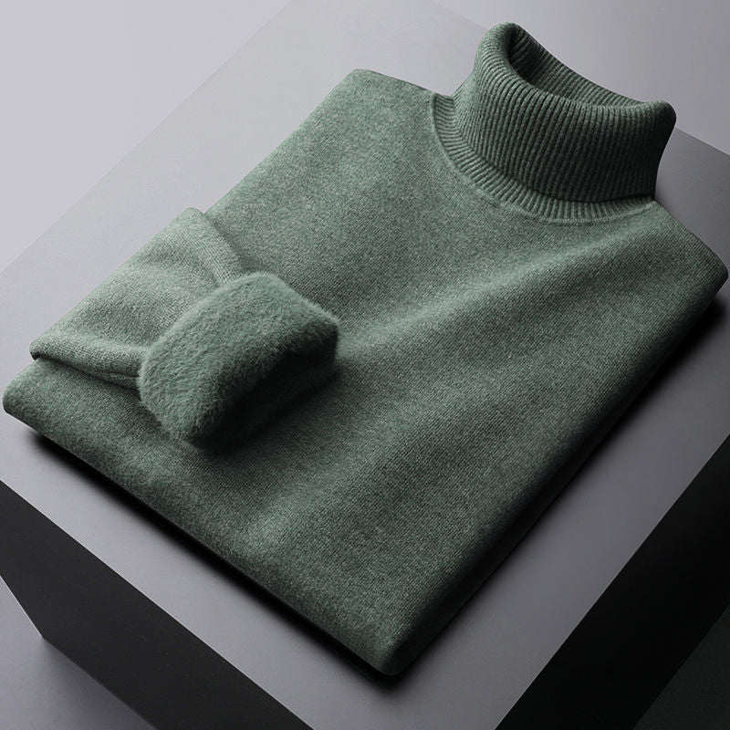 Classic turtleneck sweater for men