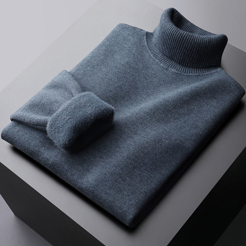 Classic turtleneck sweater for men