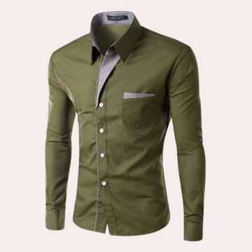 Long sleeve slim shirt for men