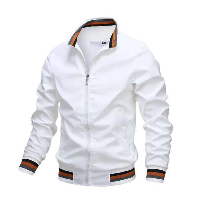 Stylish spring outerwear bomber jacket for men