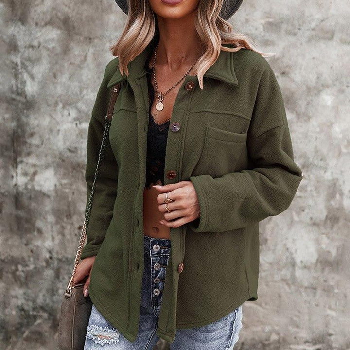 Classic buttoned jacket for women