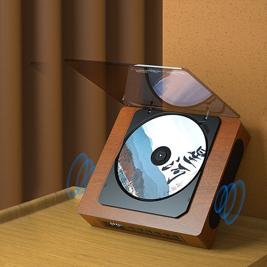 Wood Top-Loading CD Player