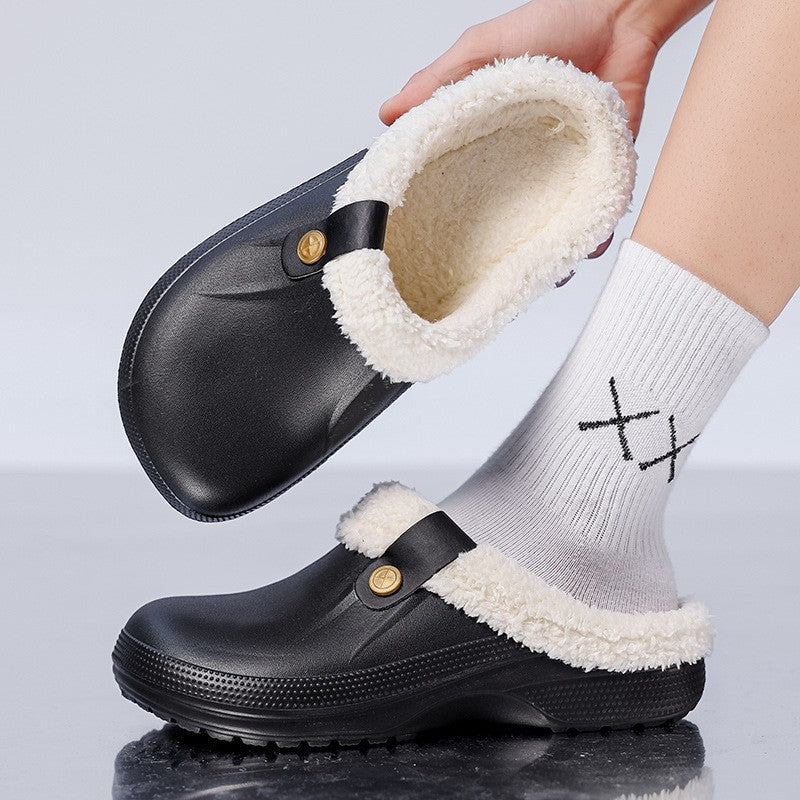 Women’s Clog Slipper – Fleece Lined – Water Resistant – Indoor Comfort Fit