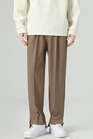 Men’s Harem Pants – Tapered Fit – Lightweight Drapey Fabric – Pleated Front – Ankle Length
