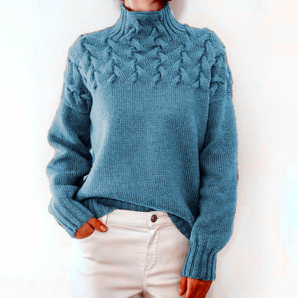 Elegant turtleneck sweater for women