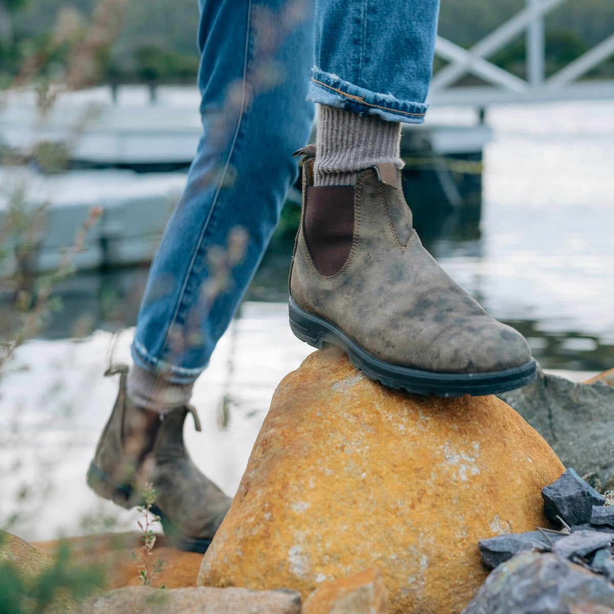 Unisex Chelsea Boots – Leather – Ankle Length – Slip-On – Rugged Sole – Casual Wear