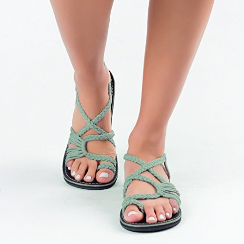 Strappy beach sandals for women