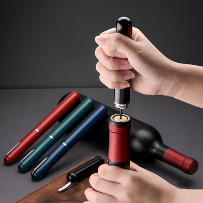 Minimalist One-Hand Air Pump Cork Remover