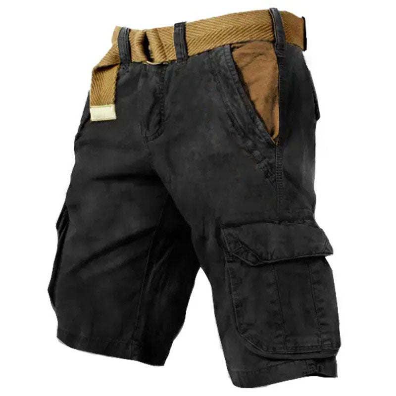 Men’s Cargo Shorts - Multiple Pockets - Relaxed Fit