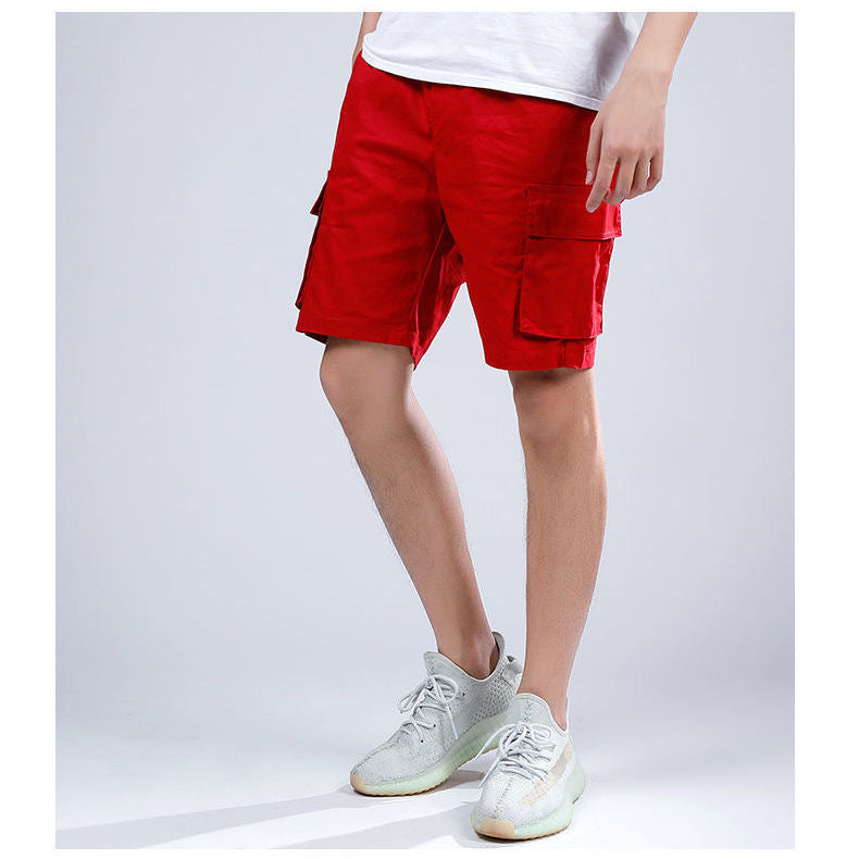 Men’s Cargo Shorts – Loose Fit – Knee Length – Multi Pocket Casual Style