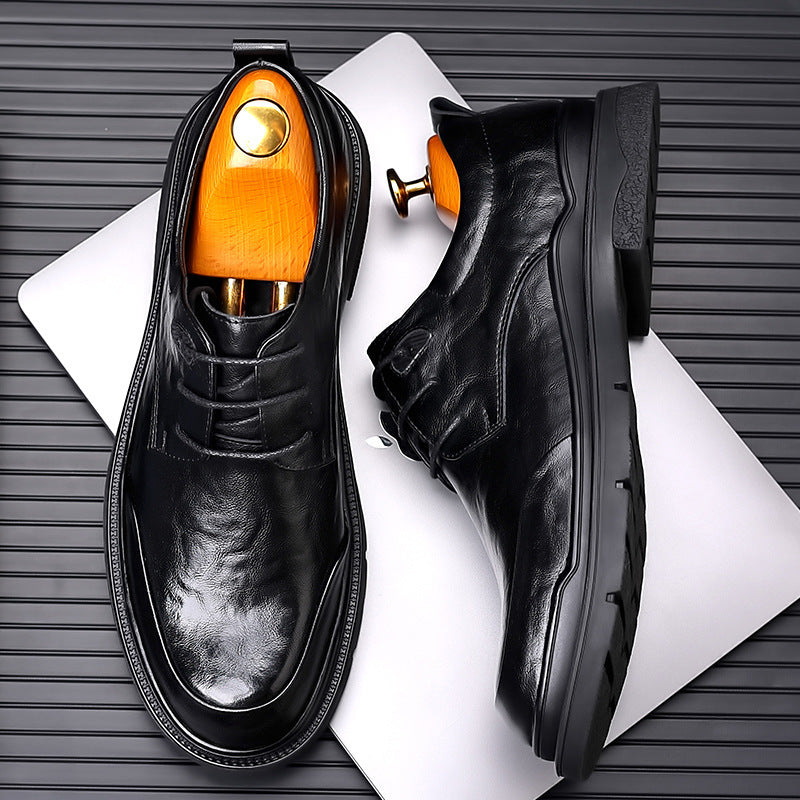 Men’s Dress Shoes – Polished Leather – Lace-Up – Classic Fit – Durable Sole