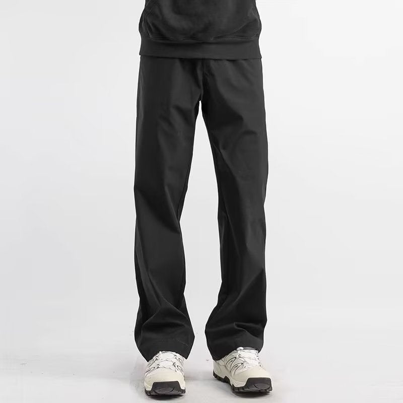 Men’s Trousers – Relaxed Fit – Straight Leg – Breathable Woven Fabric – Casual Wear