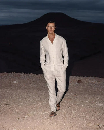 Gernot | Linen Top and Pants for Men