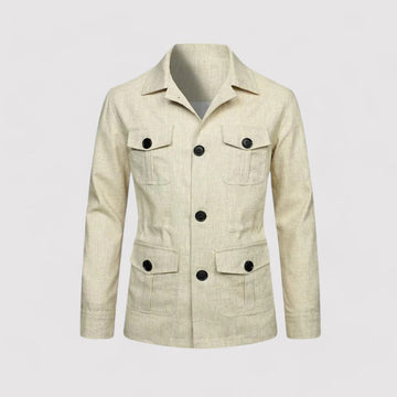 Timeless utility cargo jacket for men