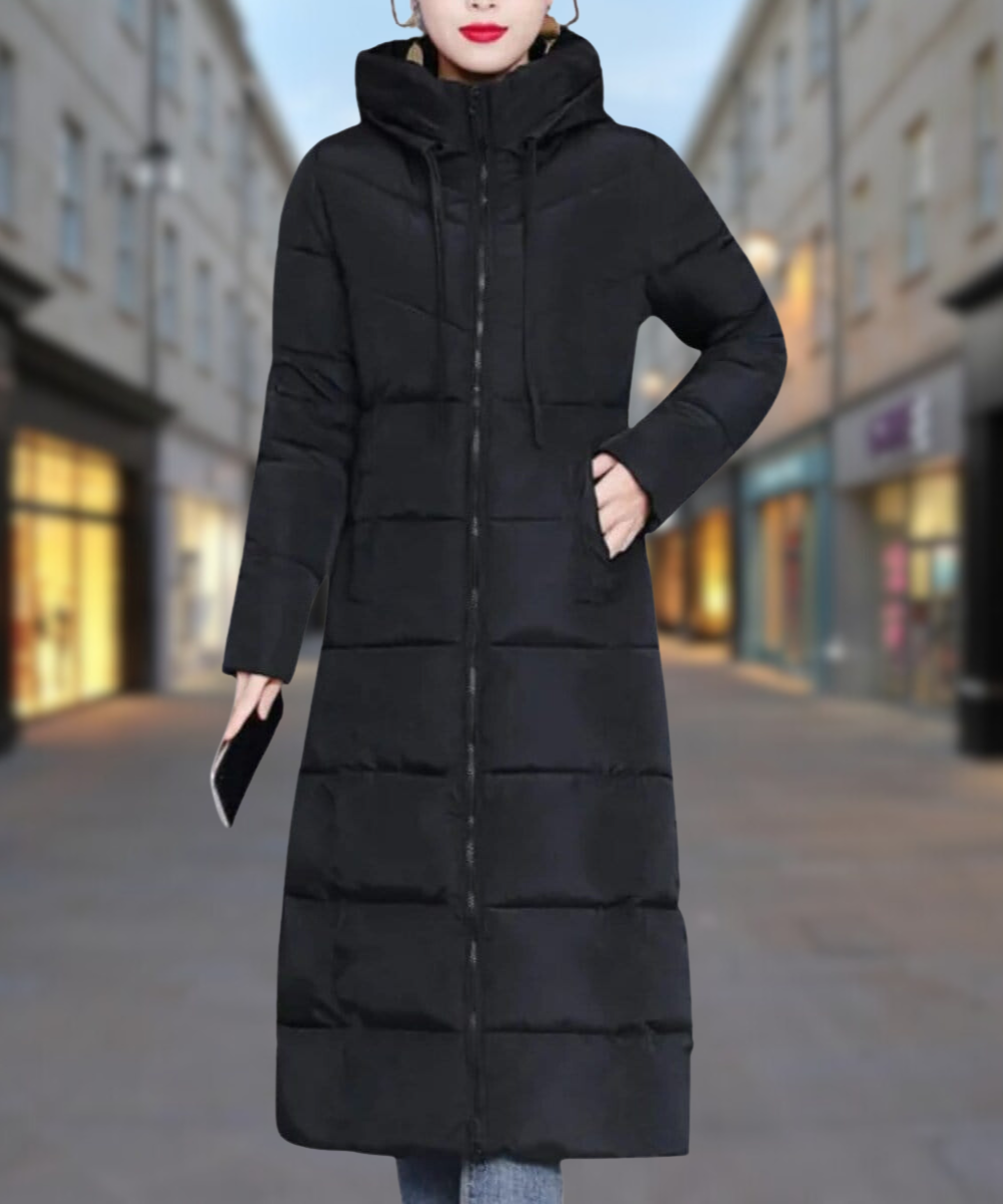 Cassandra - Women's Long Cotton-Padded Winter Jacket