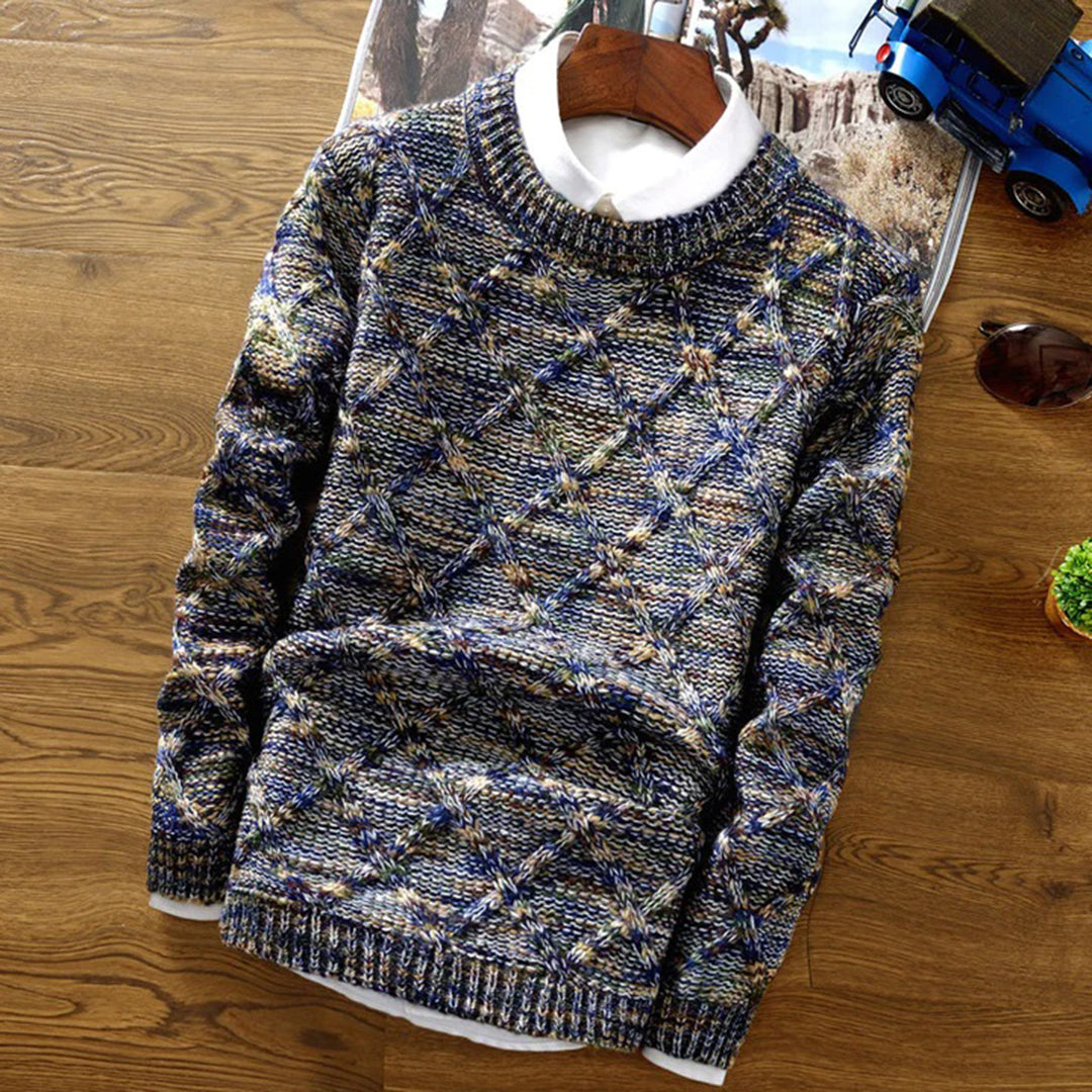 Stylish knitted jumper sweater for men