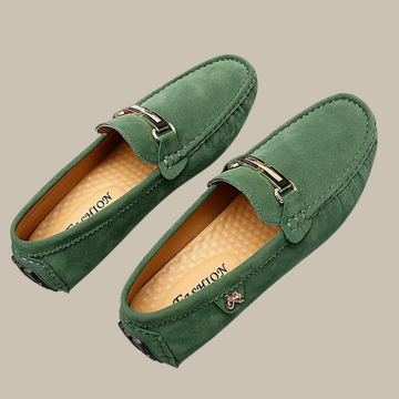 Suede loafer slip-on shoes for men