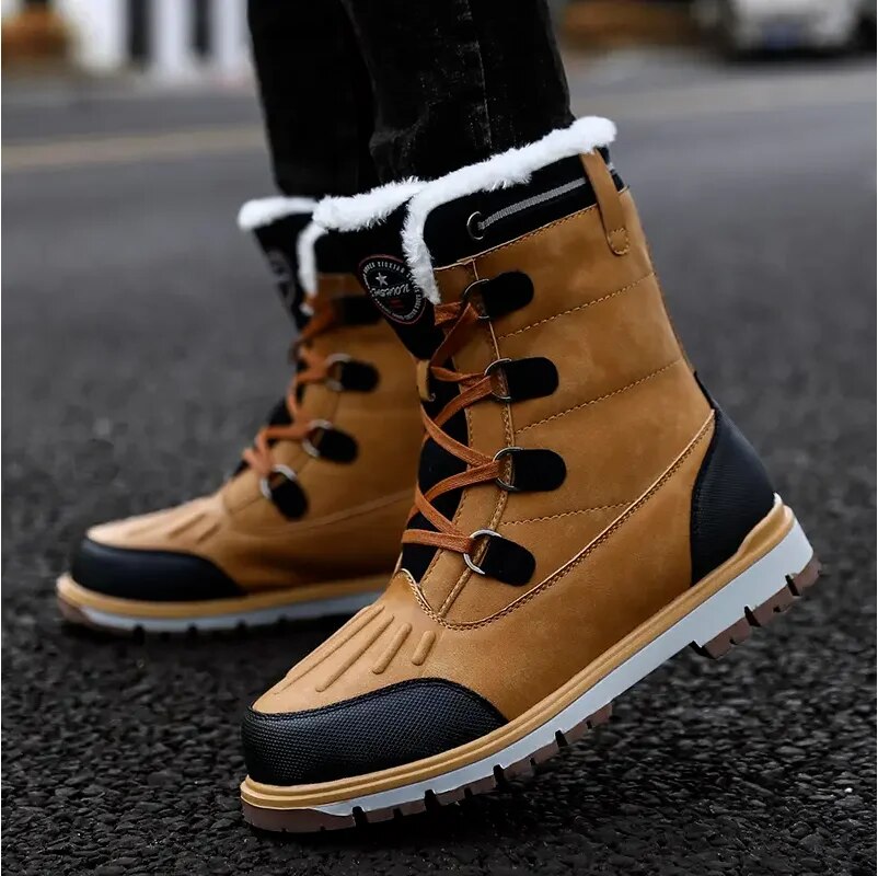 Winter snow boots for men