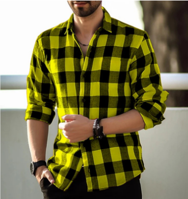 Men's Flannel Shirt | Soft, Warm, Classic Design for Winter | Casual & Durable