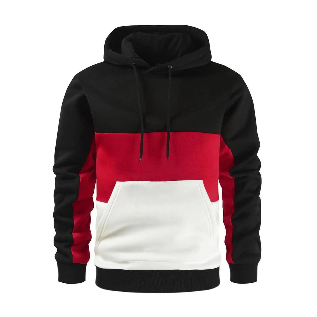 Splicing color hoodie jacket for men