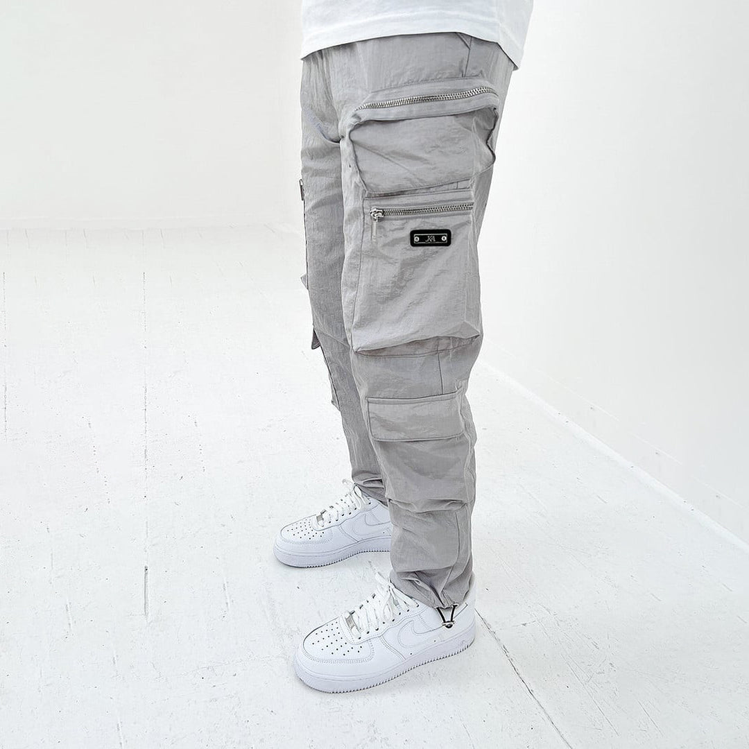 Men’s Cargo Pants - Lightweight - Multiple Pockets - Relaxed Fit - Zipper Accents