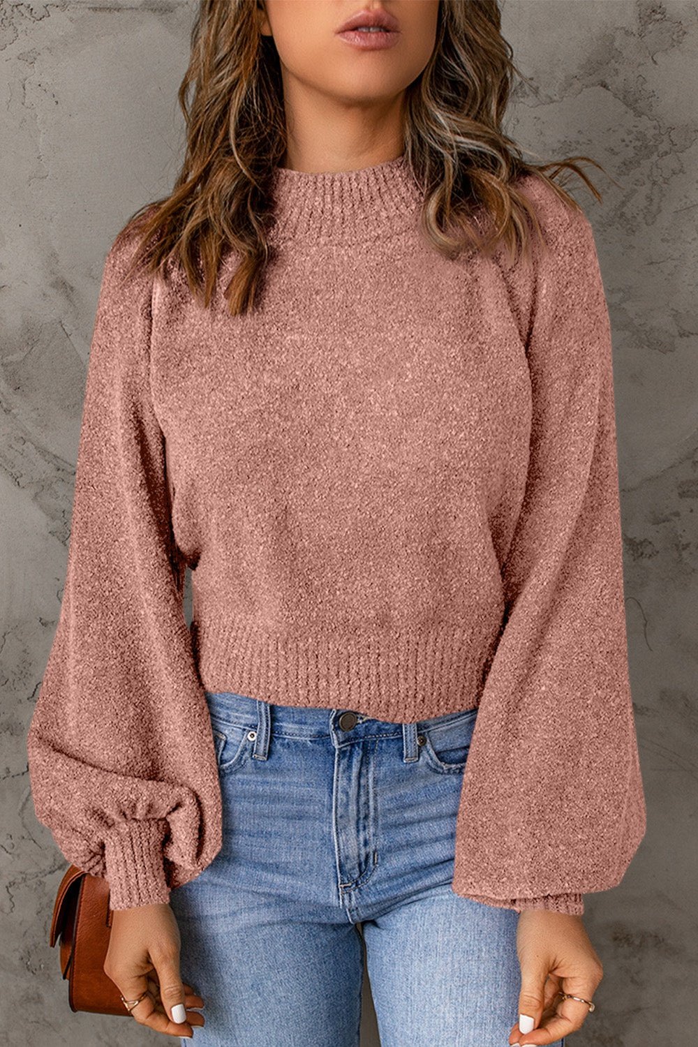 Relaxed winter sweater for women