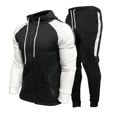 Full zip jacket & pants sports tracksuit for men