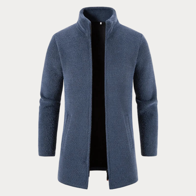 Classic long coat for men