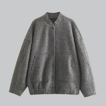 Vintage oversized bomber jacket for women