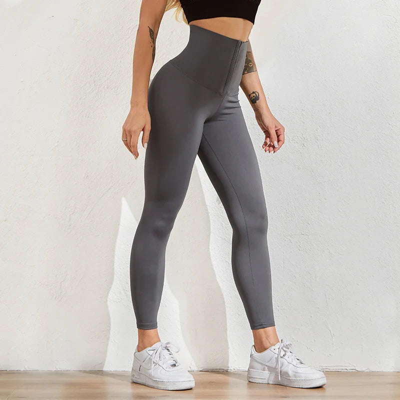 High waisted shaping leggings for women