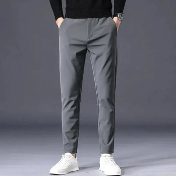 Stretch slim-fit trousers for men