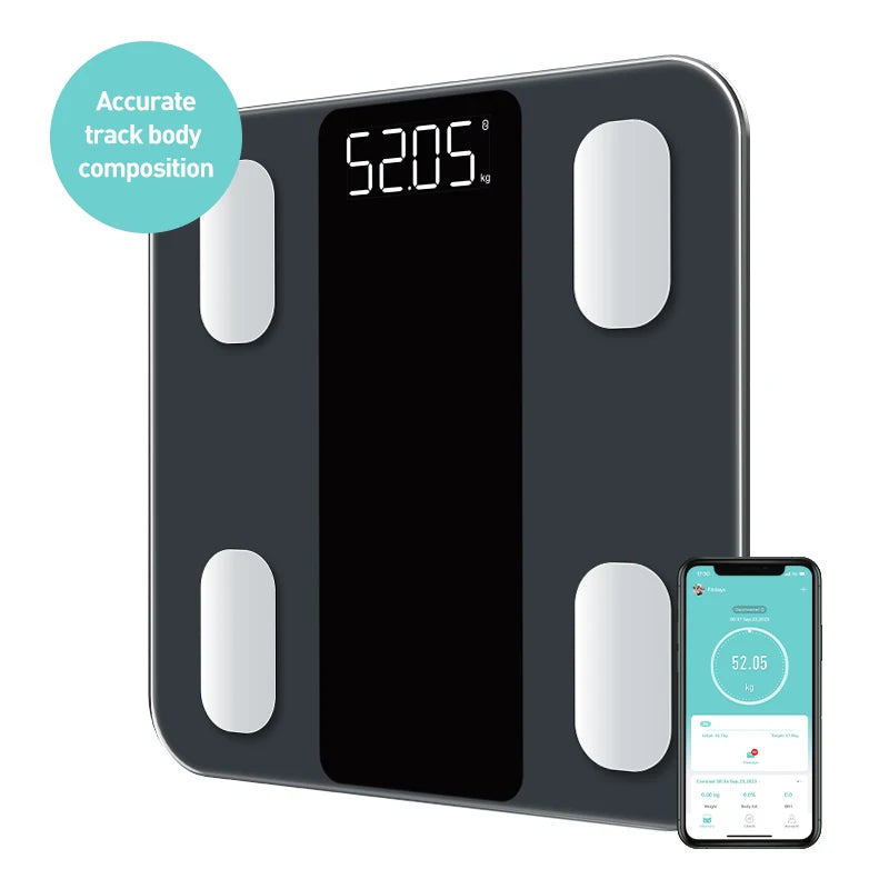 Tempered Glass Four-Sensor Body Composition Scale