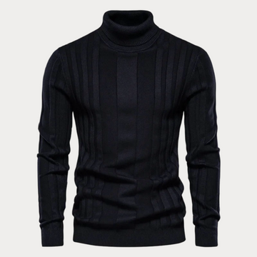 Cozy thermal high-neck sweater for men