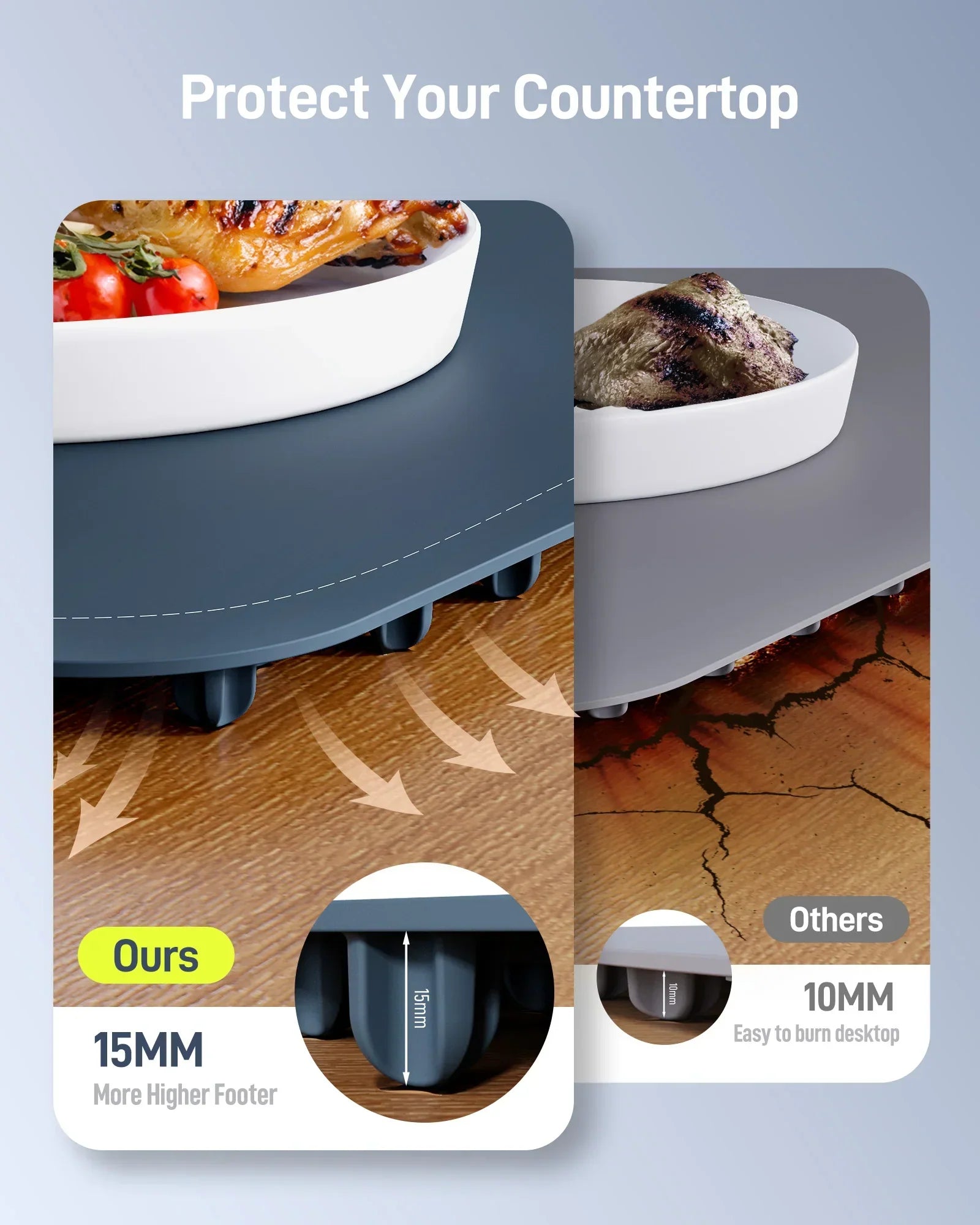 Silicone Foldable Table Warming Pad