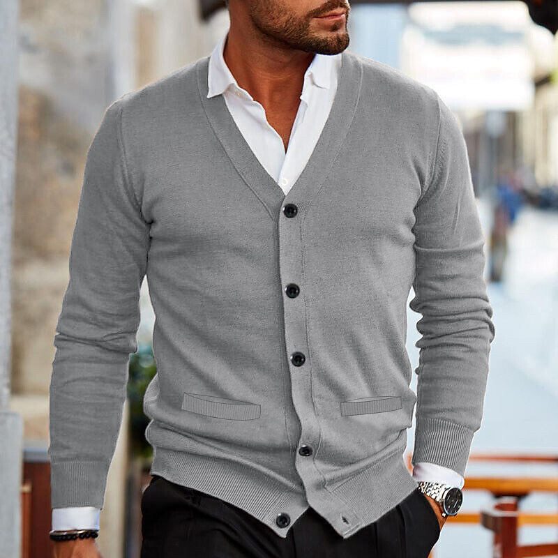 Modern casual cardigan for men