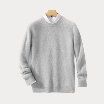 Stylish jacquard sweater for men