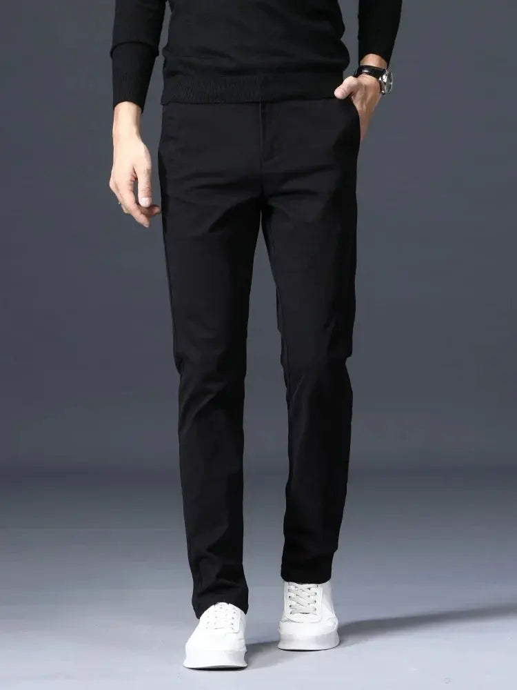 Minimalist straight-forward trousers for men