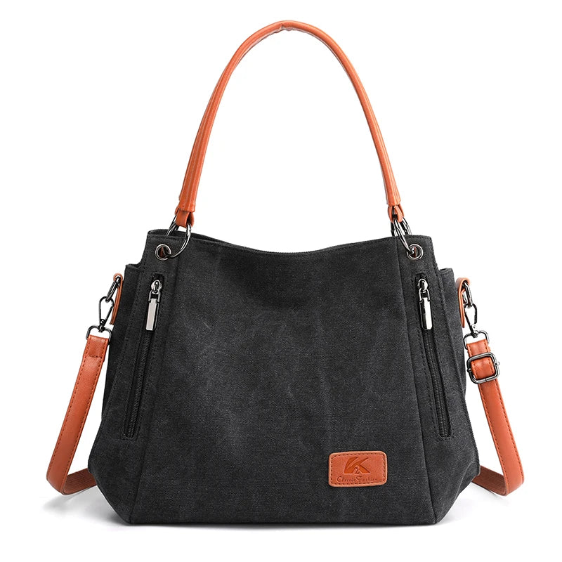 Double handle chic tote bag for women