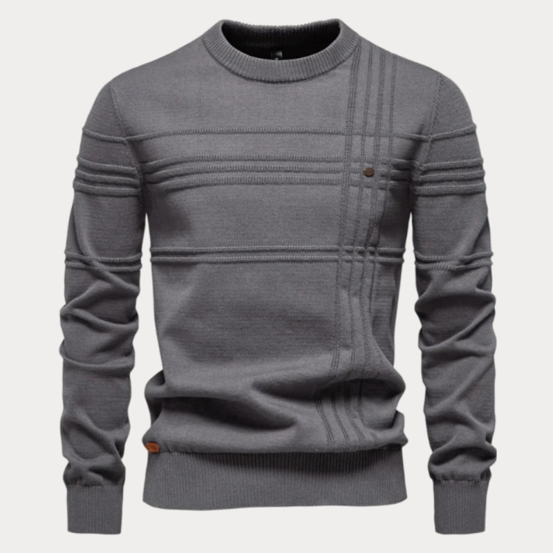 Cozy crewneck sweater for men