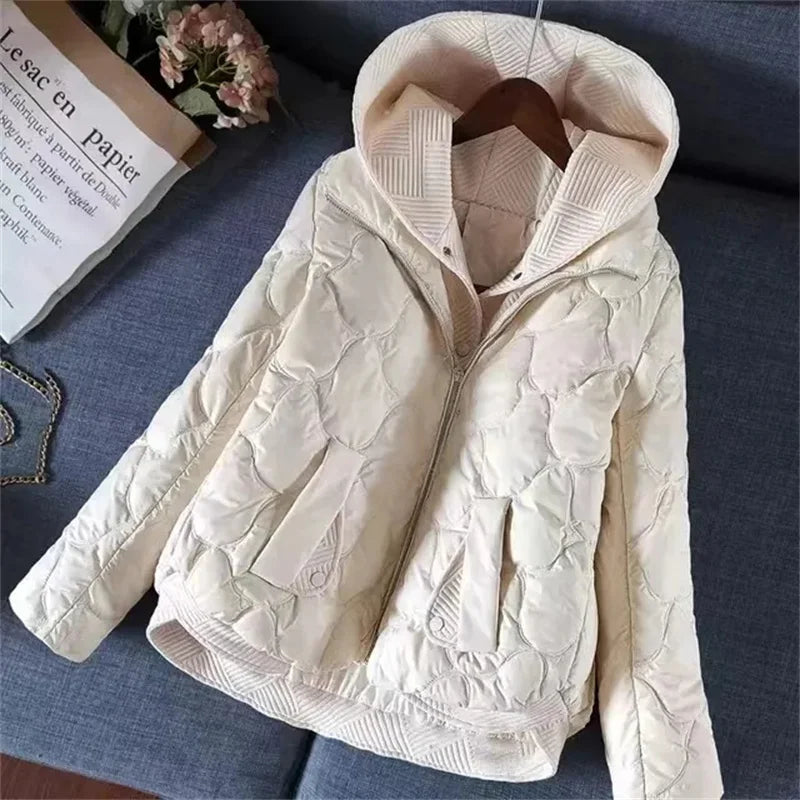 Alina - Women's Slim Fit Hooded Down Parka Winter Jacket