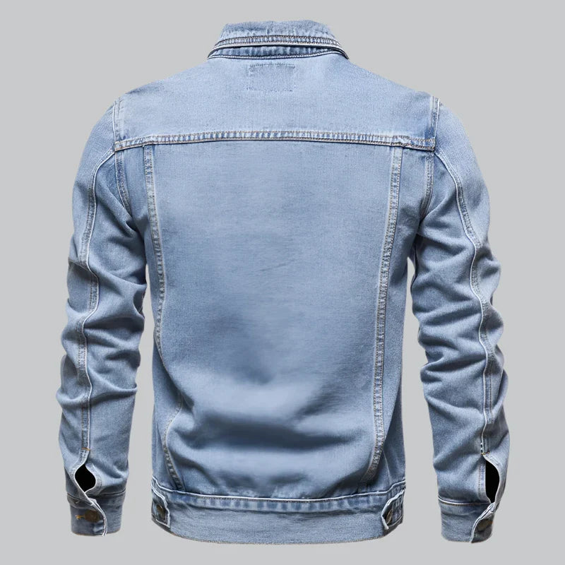 Workwear denim jacket for men