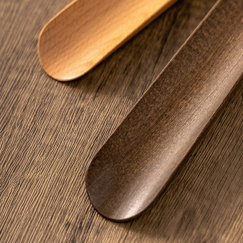 Wood Magnetic Wall Mount Long Handle Shoehorn