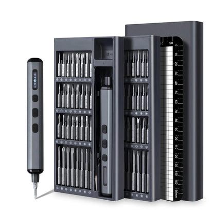 Minimalist Pen-Style LED Electric Precision Screwdriver Set